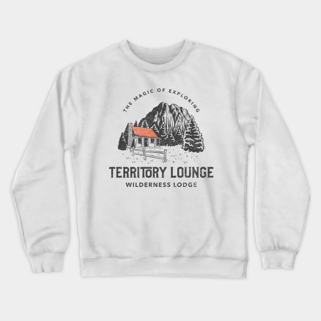 The Territory Lounge at Wilderness Lodge Orlando Florida Crewneck Sweatshirt by Joaddo